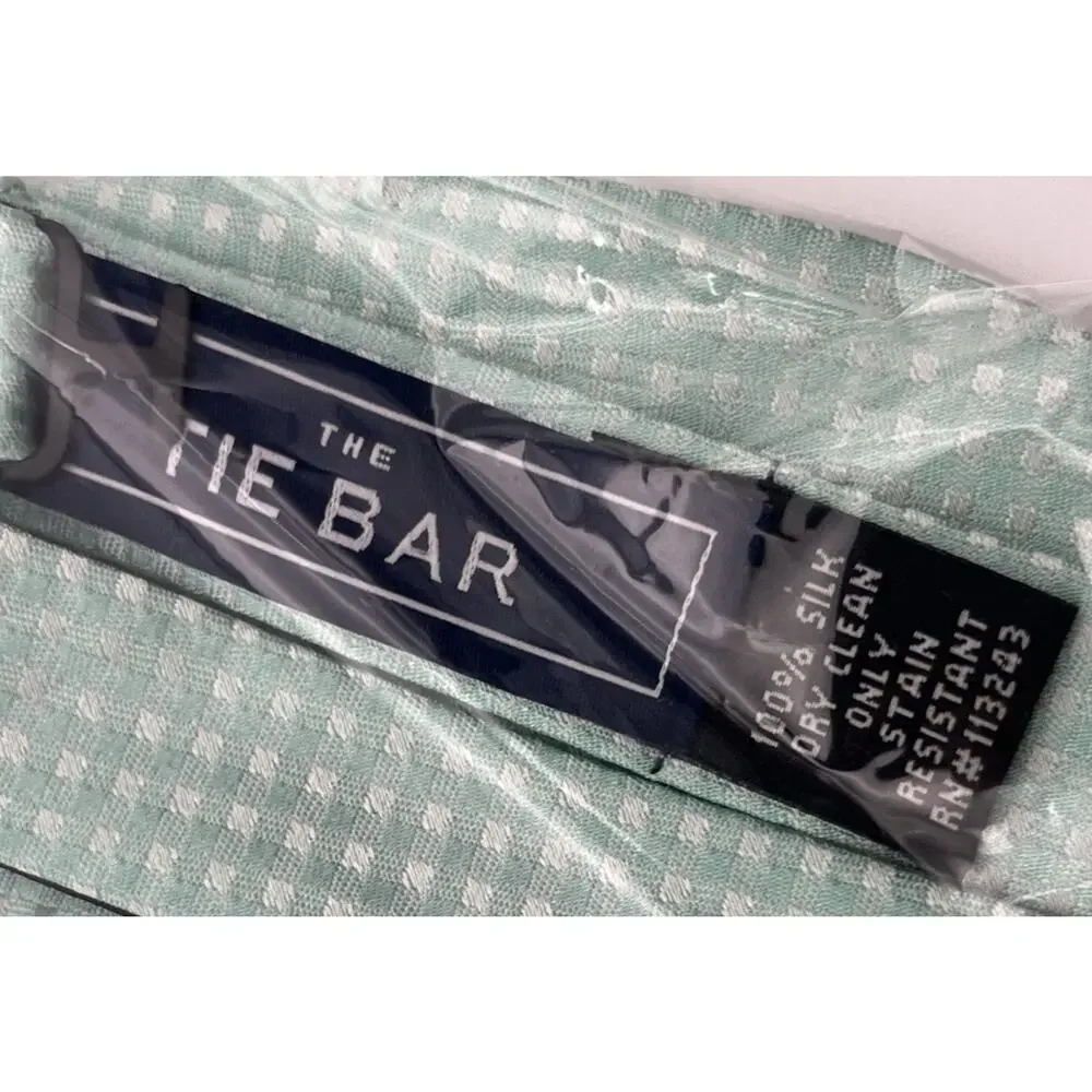 The Tie Bar Silk Bow Tie Green Be Married Checks One Size